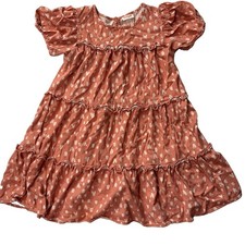 Girls L (10/12) Cat & Jack Mid Length A-Line Dress With Heart Polka Dot Pattern Girls' Dress price