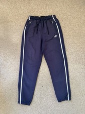 Nike Navy Zip Hem Track Pants Joggers Youth UK 14 Years Sports Tracksuit Bottoms Boys' Tracksuit price