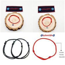 Handmade Adjustable Red & Black Kabbalah Bracelet Protection Evil Eye Charm Baby Evil Eye Beads price