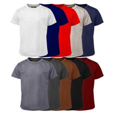 Kids T Shirts Girls Boys Plain Tee shirts Crew Neck School Uniform PE Top Vest Girls' T-shirt price