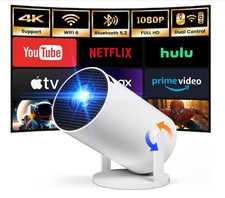 Mini Portable Projector 4K  HDR [Built-in Apps & Android]  20000 Lux Projector Projector price