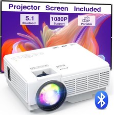 Mini Projector Phone Portable for Bedroom 1080P iOS Android TV Stick HDMI 2026 Projector price