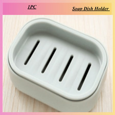 1pc Double Layer Soap Dish Holder – Plastic Drain Storage Box Bathroom Rack Plat Soap Dish price