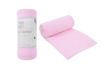 Pink Baby Blanket Newborn Soft Lightweight Fleece Pram Crib Moses Basket Girl Baby Blanket price