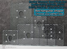 Rectangular Router Base Plate For Makita DRT50 RT0700X RT0702 KATSU WORX-7 TYPES Router price