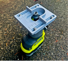 RYOBI ROUTER COMPACT SLIDING BEVEL GUIDE WITH 4 INCH SQUARE BASE PLATE Router price