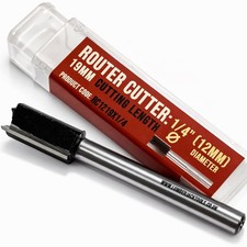 Router Cutter 1/4" Shank 12mm x 19mm Twin Flute TCT Bit for Hinge Lock Jig TR12 Router price
