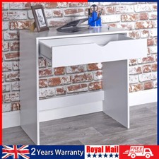 White Wooden Dressing Table Vanity Computer Desk Bedroom Furniture Office Rukfml Dresser / Vanity Table price