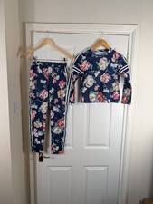 Shein Girls Navy Floral Tracksuit Set Age 9 Years Excellent Condition Used Girls' Tracksuit price
