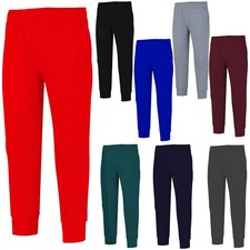 Jogging Bottoms Boys Girls Kids Plain School Sports Tracksuit Joggers Fleece PE Girls' Tracksuit price