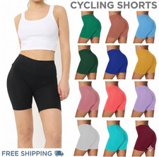 LADIES WOMEN'S CYCLING SHORTS DANCING BIKER CASUAL SUMMER LEGGINGS ACTIVE 4-26 Women's Shorts price