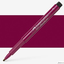 Faber-Castell Pitt Calligraphy Pen Pigmented Ink Chisel Tip Magenta Lettering Chisel Tip (Calligraphy) Pen price