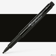 Faber-Castell Pitt Calligraphy Pen Pigmented Ink Chisel Tip Black Writing Chisel Tip (Calligraphy) Pen price