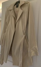 Women's Shimmery Beige Trench Coat Women's Trench Coat price