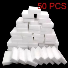 100 x Magic Cleaning Sponge Eraser Stain Remover Melamine Foam UK FREE POSTAGE! Eraser price
