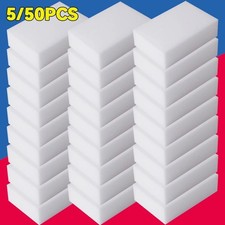 5-50x Magic Sponge Eraser Melamine Foam Stain Dirt Remover Cleaning Sponges - UK Eraser price