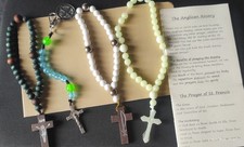 4 Random Anglican rosary beads Church of England prayer Handmade Catholic Jesus Prayer Beads price