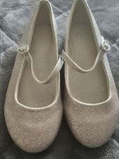 Girls Silver Glitter  Mary Jane  Ballet  Flats  Party Shoes Girls' Ballet Flats price