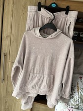 George Women’s Pink 2pc Fleece loungewear 20-24 missing the cord from the hood Women's Tracksuit price