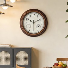 30cm Quartz Wall Clock with Plastic Case Glass Lens - Easy Read Arabic Numerals Wall Clock price