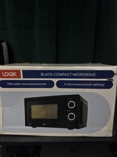 Logik LMB24 Compact Solo Microwave Oven 700W 15L Black Microwave Ovens price
