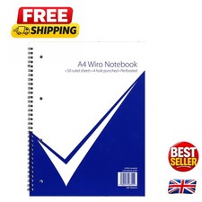 Nu Office A4 Notebook - 50 Feint-Ruled Pages, Perfect for Home and Office Notebook price