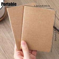 Field Notes Style Mini Pocket Notebooks Blank Unlined Small Notepads 3.5"x 5" Notebook price