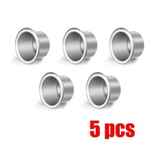 5x Silver Aluminum Candle Cup Holders DIY Candlestick Making Birthday Christmas Candle Holder price