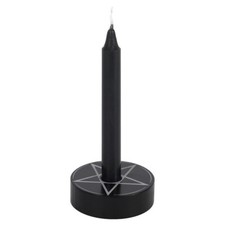 Spell Candle Holder in Black Pentagram Design Magic Wiccan Altar Witch Pagan Candle Holder price