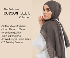 Premium Quality Soft COTTON SILK  Maxi Hijab Scarves Headscarf Shawl Wrap Scarf Headscarf price