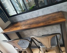 Industrial Bar Table Breakfast Kitchen Dining Room Furniture Vintage Retro Tall Dining & Kitchen Table price
