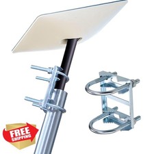 Sactulaz Antenna Pipe Mount AMb03 Pole Bracket Satellite Receiver Accessories price