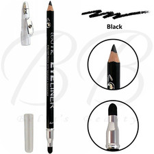 TECHNIC Eyeliner Longwear Pencil with Sharpener and Smudger 1.5ml - Black *NEW* Pencil Sharpener price