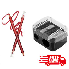 Make Up Sharpener Duo Double Cosmetic Pencil Eyeliner Lip Eye Liner EyebrowView Pencil Sharpener price