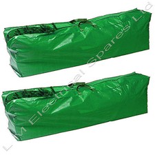 2 x Extra Strong Christmas Tree Bag Zip Up Sack Storage Holdall 9ft Tall Trees Christmas Tree price