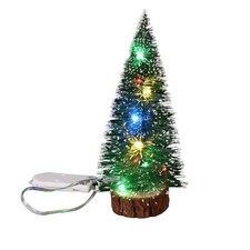 LED Mini Artificial Christmas Tree Snow Frost Xmas Tabletop Decor 4 Sizes Christmas Tree price