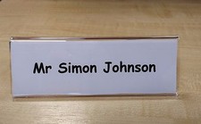 10 Desk / Table Top Conference / Wedding Name Holders 150mm x 50mm Conference Table price