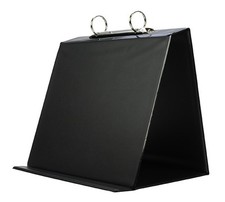 1 x A5 Black Presentation Conference Table Flip Chart Easel Stand & 10 Pockets Conference Table price