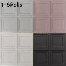 1-6Rolls 3D Wood Effect Panel Wallpaper Feature Panelling Art Wallpaper Bedroom Multi-piece / Forex Wall Art price