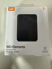 Western Digital Elements Portable External Hard Drive 1 TB USB 3.0  - Black Hard Drives price