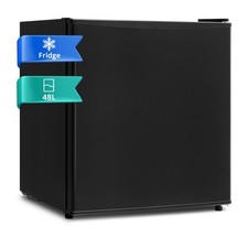 Smad 46L Mini Fridge Counter Top Small Refrigerator Drinks Cooler Home Black Refrigerators price