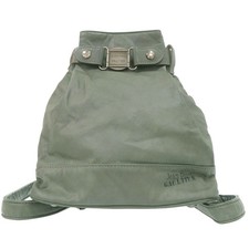 Jean Paul Gaultier Mini Backpack Logo Plate Leather Green Women's Bag #LTB1273 Women's Backpack price