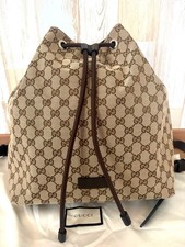 GUCCI GG Canvas Drawstring Backpack 449175 Women's Backpack price