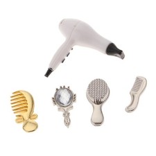 5 Pieces Plastic Dolls Hair Care Set 1/12 Dollhouse Bathroom Accessories Bathroom Care Accessories price