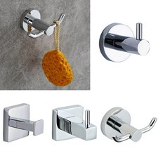 Chrome Hook Towel Robe Coat Hooks Wall Holder Hanger Bathroom Accessories Bathroom Care Accessories price