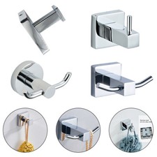 Chrome Hook Towel Robe Coat Hook Wall Holder Hanger Bathroom Accessories New Bathroom Care Accessories price