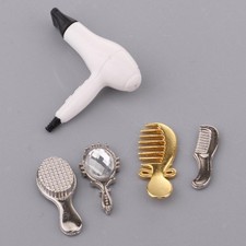5Pieces Adorable Hair Care Salon Set Bathroom Accessories for 1/12 Dollhouse Bathroom Care Accessories price