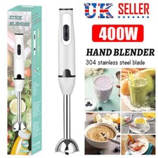 400W Hand Blender Electric Stick Blender Curry Puree Food Mixer Liquidiser NEW Blenders price