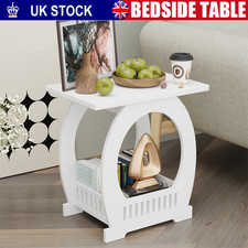 Bedside Table White Drawer Cabinet Side End Table Nightstand Storage Shelf New Nightstand price