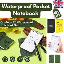Waterproof Pocket Notebook Spiral Memo Pad Lined Pages Mini Notepad Outdoor EDC Notebook & Notepad price